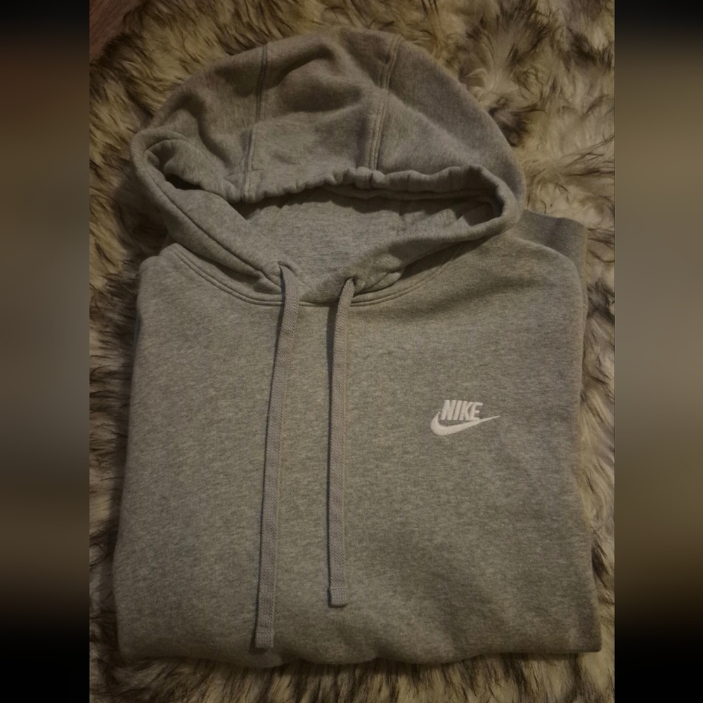 Nike Men's Small Heather Gray Pullover Hoodie